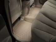 Hyundai Sonata 2006-2010 - Коврики резиновые с бортиком, задние, бежевые. (WeatherTech)  фото, цена