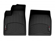 Tesla Model X 2021-2023 -  Лайнери передні (килимки гумові з анатомічним бортиком)чорні (WeatherTech) фото, цена