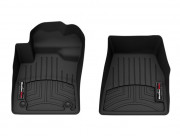 Volvo C40 Recharge 2022-2024 - Лайнери передні (килимки гумові з анатомічним бортиком) чорні (WeatherTech) фото, цена