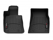 BMW i4 2022-2023 - Лайнери передні (килимки гумові з анатомічним бортиком) чорні (WeatherTech)  фото, цена