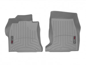 Genesis G70 2019-2023 - AWD Лайнери передні (килимки гумові з анатомічним бортиком) сірі (WeatherTech)  фото, цена
