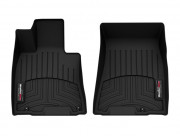 Genesis GV70 2022-2023 - Лайнери передні (килимки гумові з анатомічним бортиком) чорні (WeatherTech)  фото, цена