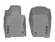 Infiniti Q50 2018-2022 - Лайнери передні (килими гумові з анатомічним бортиком) сірі (WeatherTech)  фото, цена