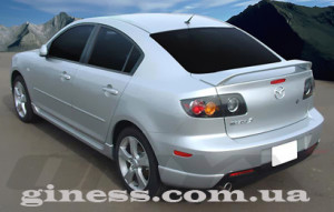 Mazda 3 2004-2009 - Спойлер на крышку багажника (под покраску) фото, цена