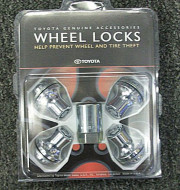 Toyota Tundra 2007-2013 - Секретные гайки - Wheel Locks, Clear Chrome. фото, цена