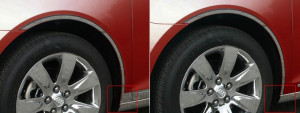 Buick LaCrosse 2010-2011 - Хромированные накладки на арки  к-т 4 шт.  фото, цена