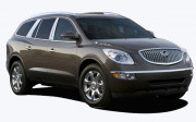 Buick Enclave 2008-2011 - Хромированные накладки на стойки  (к-т 4 / 6 / 8 / 10 шт.) фото, цена