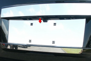 Cadillac Escalade 2007-2010 - Хромированная накладка под номер. фото, цена