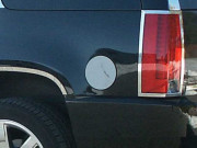 Cadillac Escalade 2007-2010 - Хромированная накладка на лючок бензобака. фото, цена