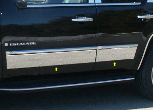 Cadillac Escalade 2007-2010 - Хромированные накладки на двери  к-т 4 шт. фото, цена