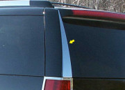 Cadillac Escalade 2007-2010 - Хромированные накладки на заднее стекло  к-т 2 шт. фото, цена