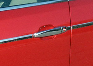 Cadillac CTS 2008-2010 - (CTS Sports Wagon 2010) - Хромированные накладки на ручки  к-т 8 шт. фото, цена