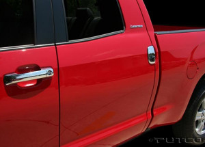 Toyota Tundra 2007-2013 - Хромированные накладки на ручки, Double Cab (PUTCO) фото, цена