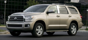Toyota Sequoia 2007-2013 - Хромированные накладки на стойки  к-т 4 шт. B&I фото, цена