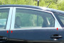 Toyota Prius 2004-2009 - Хромированные накладки на стойки  (к-т 4 / 6 шт.) фото, цена