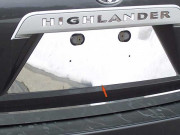Toyota Highlander 2008-2013 - Хромированная накладка под номер. (SAA) фото, цена