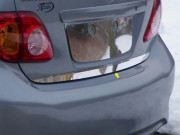 Toyota Corolla 2009-2010 - Хромированная накладка на кромку багажника. фото, цена