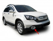 Honda CRV 2007-2010 - Хромированные накладки на противотуманные фары. фото, цена