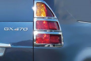 Lexus GX 2003-2009 - Хромированные накладки на задние фонари.(ZUNDEN) фото, цена