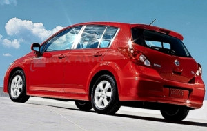 Nissan Versa 2007-2010 - (Htb) - Хромированные накладки на стойки  к-т 8 шт. фото, цена