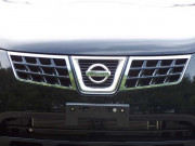 Nissan Rogue 2008-2010 - Хромированные накладки на решетку радиатора  к-т 2 шт. фото, цена