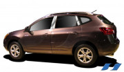 Nissan Rogue 2008-2010 - Хромированные накладки на стойки  к-т 6 шт. фото, цена