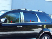 Dodge Journey 2009-2010 - Хромированные накладки на оконный уплотнитель  к-т 6 шт. фото, цена