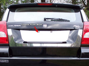 Dodge Caliber 2007-2010 - Хромированная накладка под номер. фото, цена