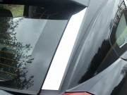 Dodge Caliber 2007-2010 - Хромированные накладки на задние стойки  к-т 2 шт. фото, цена