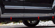 Dodge Caliber 2007-2010 - Хромированные накладки на двери (нижняя кромка) к-т 6 шт. фото, цена