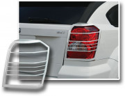 Dodge Caliber 2007-2010 - Хромированные накладки на задние фонари. фото, цена