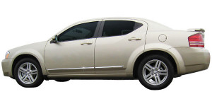 Dodge Avenger 2007-2010 - Молдинги хромированные. фото, цена