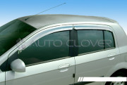 Hyundai Getz 2002-2010 - Дефлекторы окон хромированные  к-т 4 шт. фото, цена