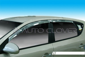 Kia Ceed 2007-2010 - Дефлекторы окон хромированные  к-т 4 шт. фото, цена