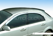 Chevrolet Lacetti 2003-2013 - (5DR) - Дефлекторы окон хромированные  к-т 4 шт.  фото, цена