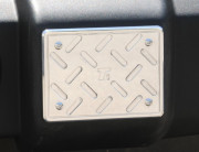 Jeep Wrangler 2007-2015 - Хромированные накладки на передний бампер  к-т 2 шт. фото, цена