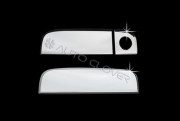 Kia Soul 2008-2012 - Хромированные накладки на ручки (Clover) фото, цена