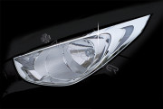 Hyundai ix35 2009-2011 - Хромированные накладки на фары. фото, цена