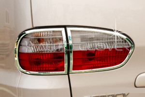 Hyundai Starex 2004-2007 - Хромированные накладки на задние фонари  к-т 4 шт. фото, цена