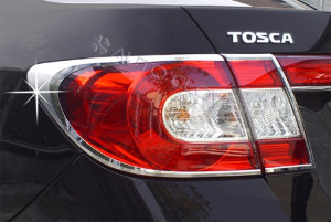 Chevrolet Epica 2008-2010 - (Tosca) - Хромированные накладки на задние фонари  к-т 4 шт. фото, цена