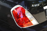 Nissan Teana 2008-2010 - (Renault Samsung  NSM5 Impression) - Хромированные накладки на задние фонари. фото, цена
