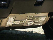 Hummer H2 2003-2009 - Хромированный логотип на защиту двигателя. фото, цена