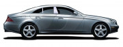 Mercedes-Benz CLS 2005-2010 - Хромированные накладки на стойки к-т 6 шт. фото, цена