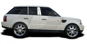 Land Rover Range Rover Sport 2005-2010 - (Sport) - Хромированные накладки на стойки  к-т 6 шт. фото, цена