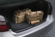 Lexus LS 2007-2010 - (SWB/LWB) - Текстильный коврик в багажник. (Цвет: чёрный). фото, цена