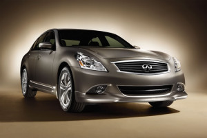 Infiniti G37 Sedan 2009-2010 - (w/o Sport Bumper) - Спойлер переднего бампера. фото, цена