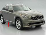 Хромированные накладки infiniti fx35