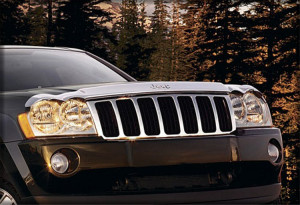 Jeep Grand Cherokee 2005-2010 - Дефлектор капота хромированный. (Chrysler) фото, цена