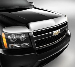 Chevrolet Suburban 2007-2010 - Дефлектор капота хромированный. фото, цена