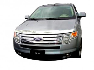 Ford Edge 2007-2010 - Дефлектор капота (мухобойка), хромированный. (AVS) фото, цена